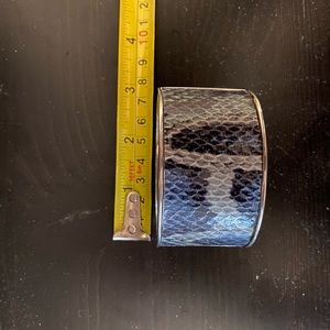 Loft Snakeskin cuff bracelet